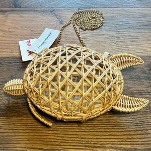Viral TJ Maxx • Tommy Bahama • Woven Sea Turtle Crossbody • NWT 🐢